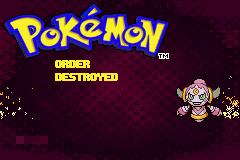 Pokemon Dark Rising - Order Destroyed Title Screen